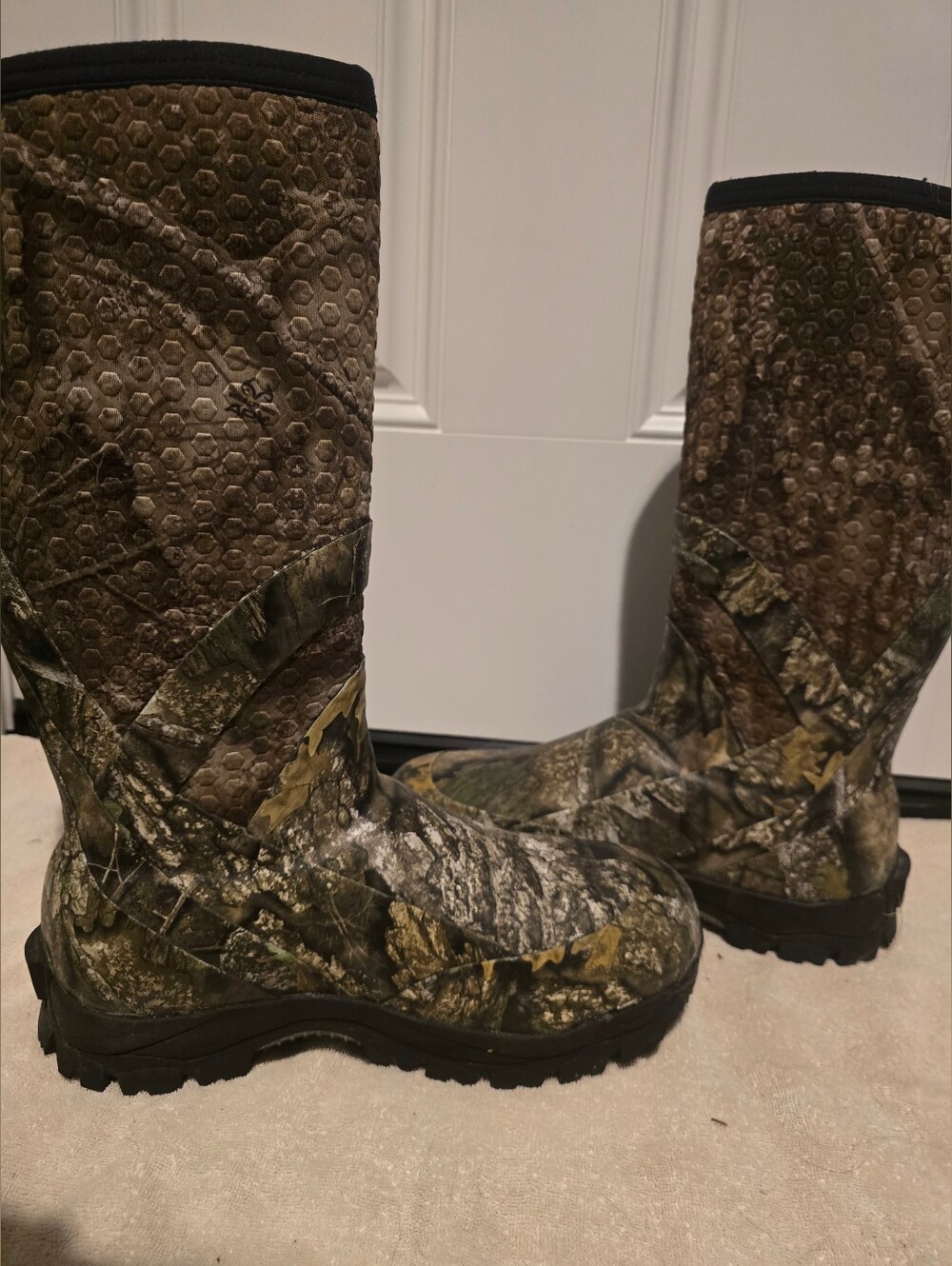 Men's Camo Hunting Boots - Moss/Brown